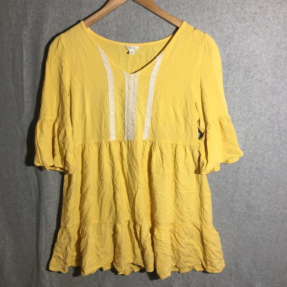 Womens Cato Dress Boho Pastel Beachy Cottage Core Coastal Lace Details